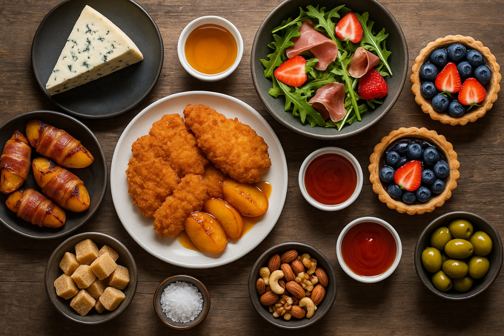 Associer les saveurs salées et sucrées