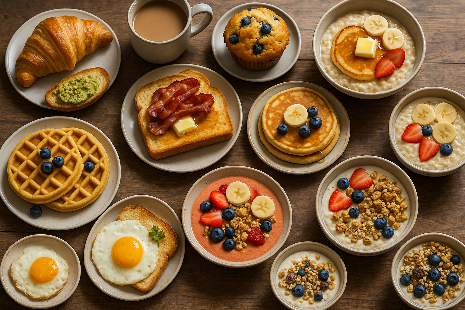 Petits déjeuners gourmands