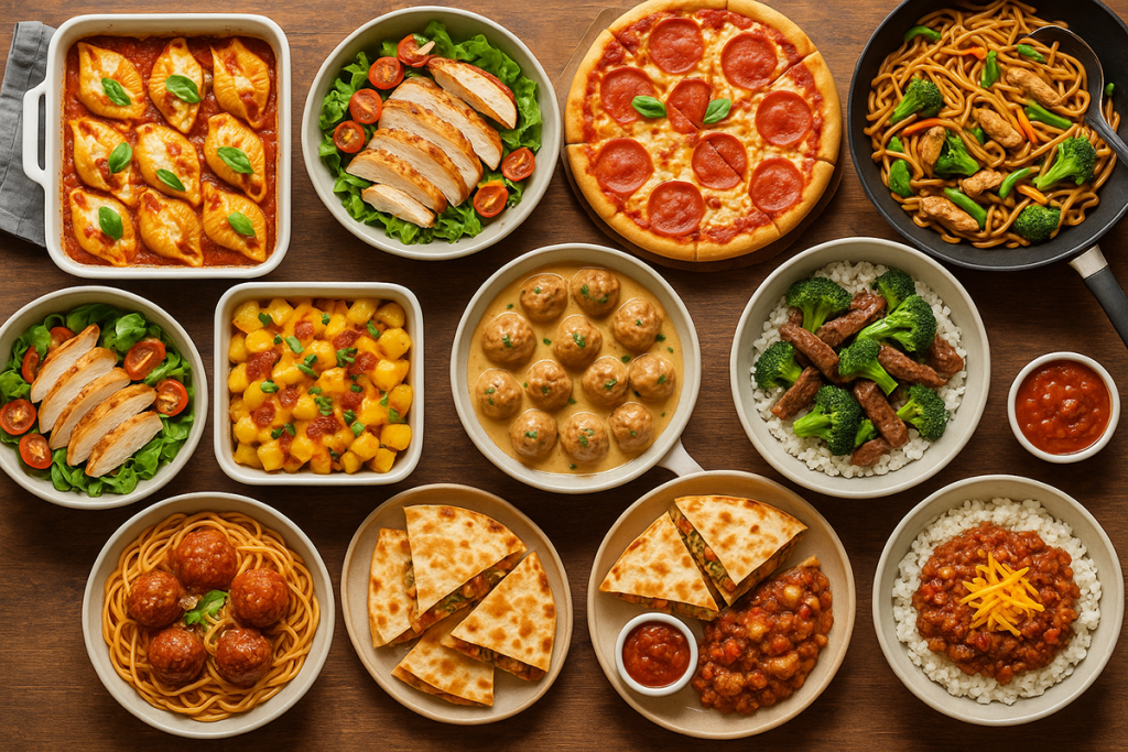 Plat familial rapide à préparer en soirée