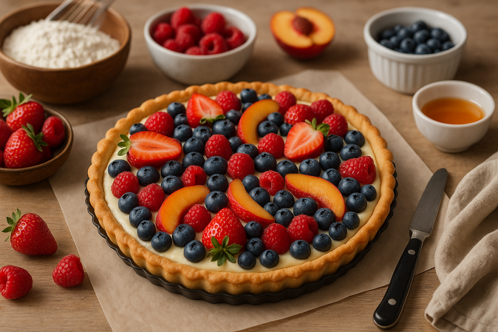 Recette facile de tarte aux fruits maison