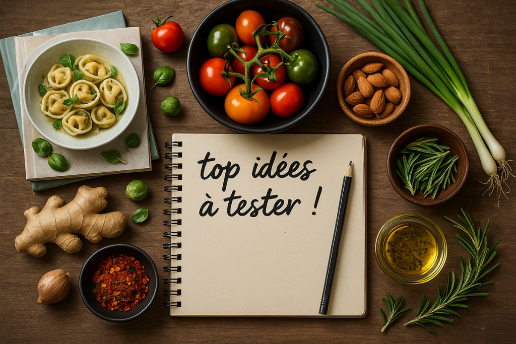 sources d’inspiration pour une cuisine créative