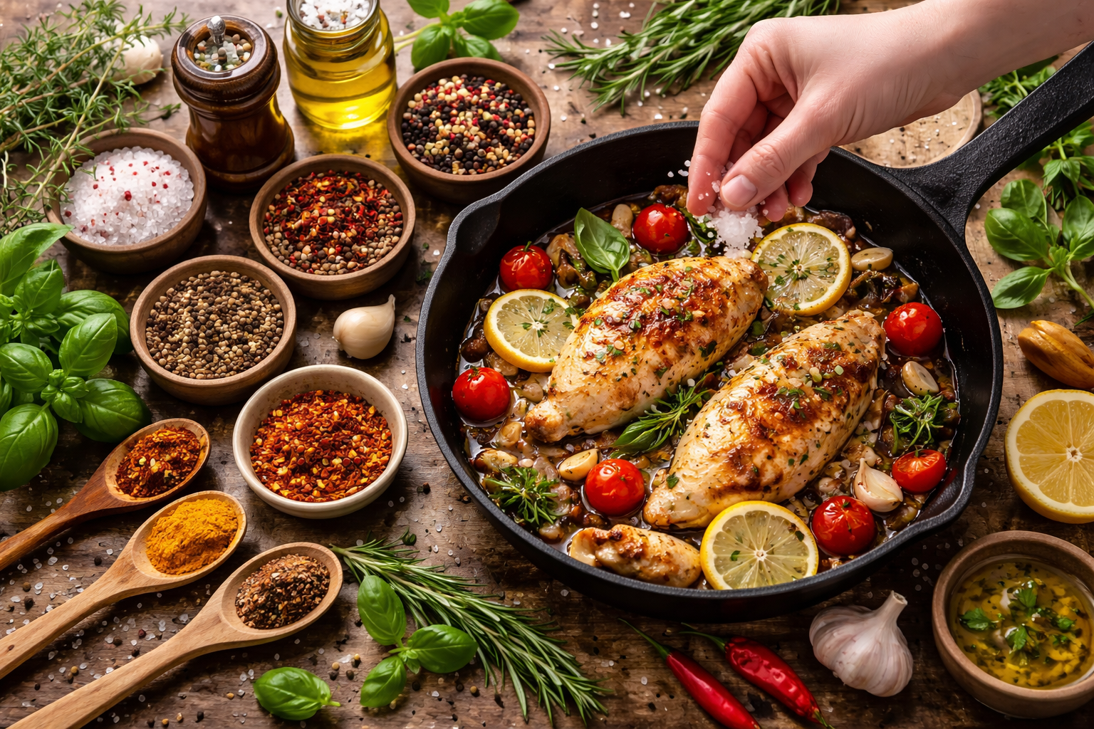 Comment bien assaisonner un plat