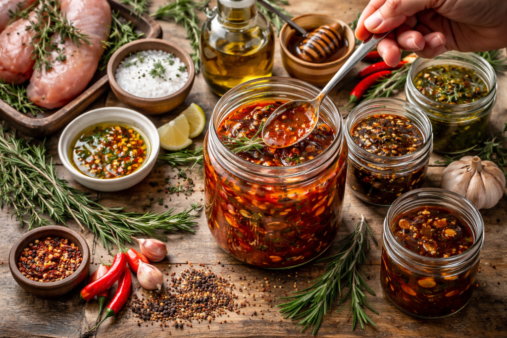 Comment réussir une marinade maison