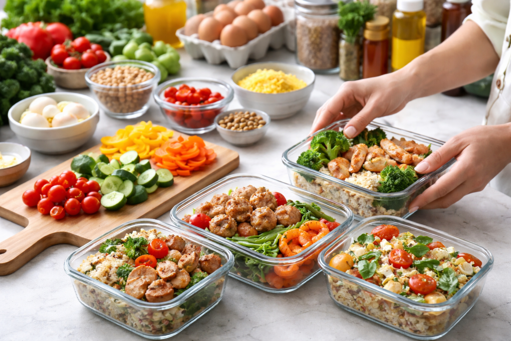 Cuisiner plus vite avec le meal prep