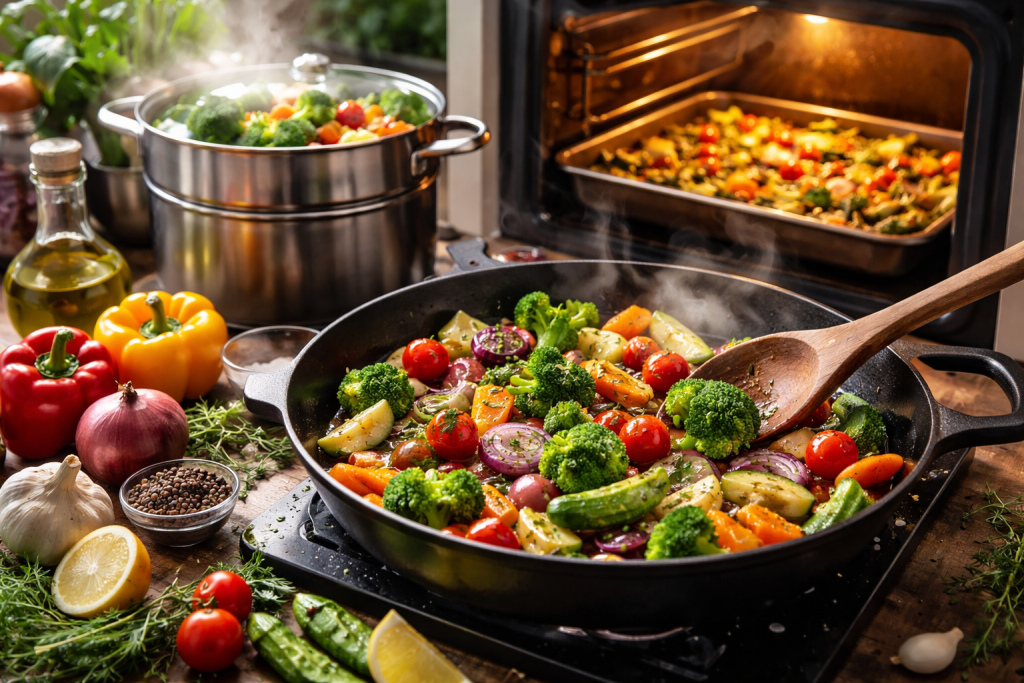 Cuisson parfaite des légumes
