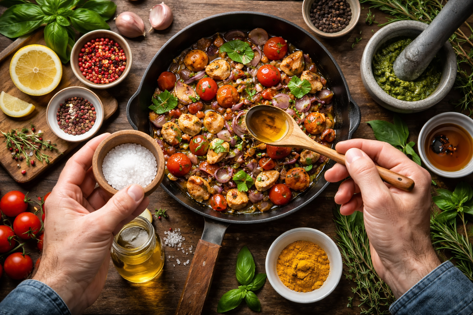 Équilibrer les saveurs d’un plat
