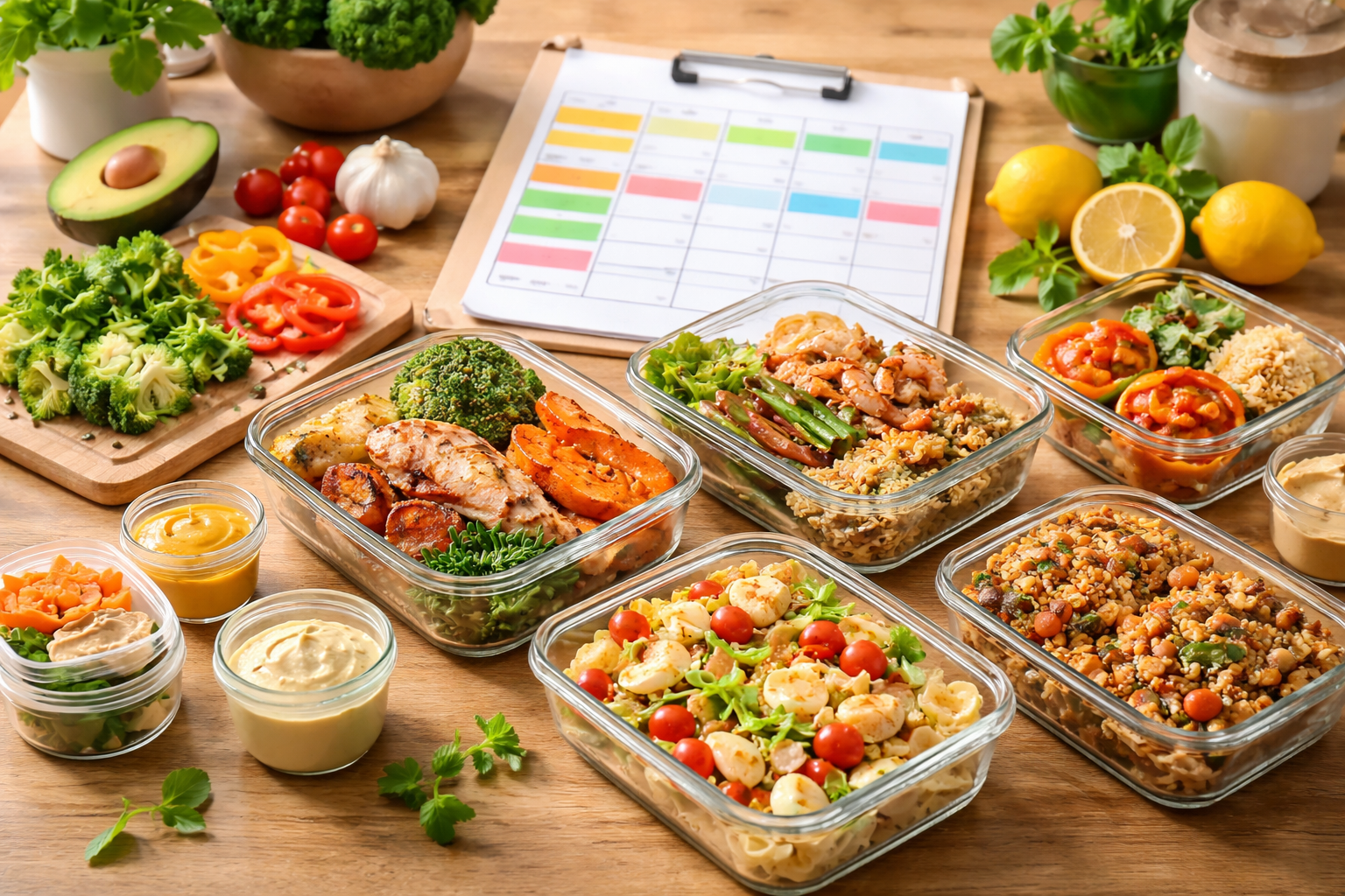 Organiser ses repas de la semaine