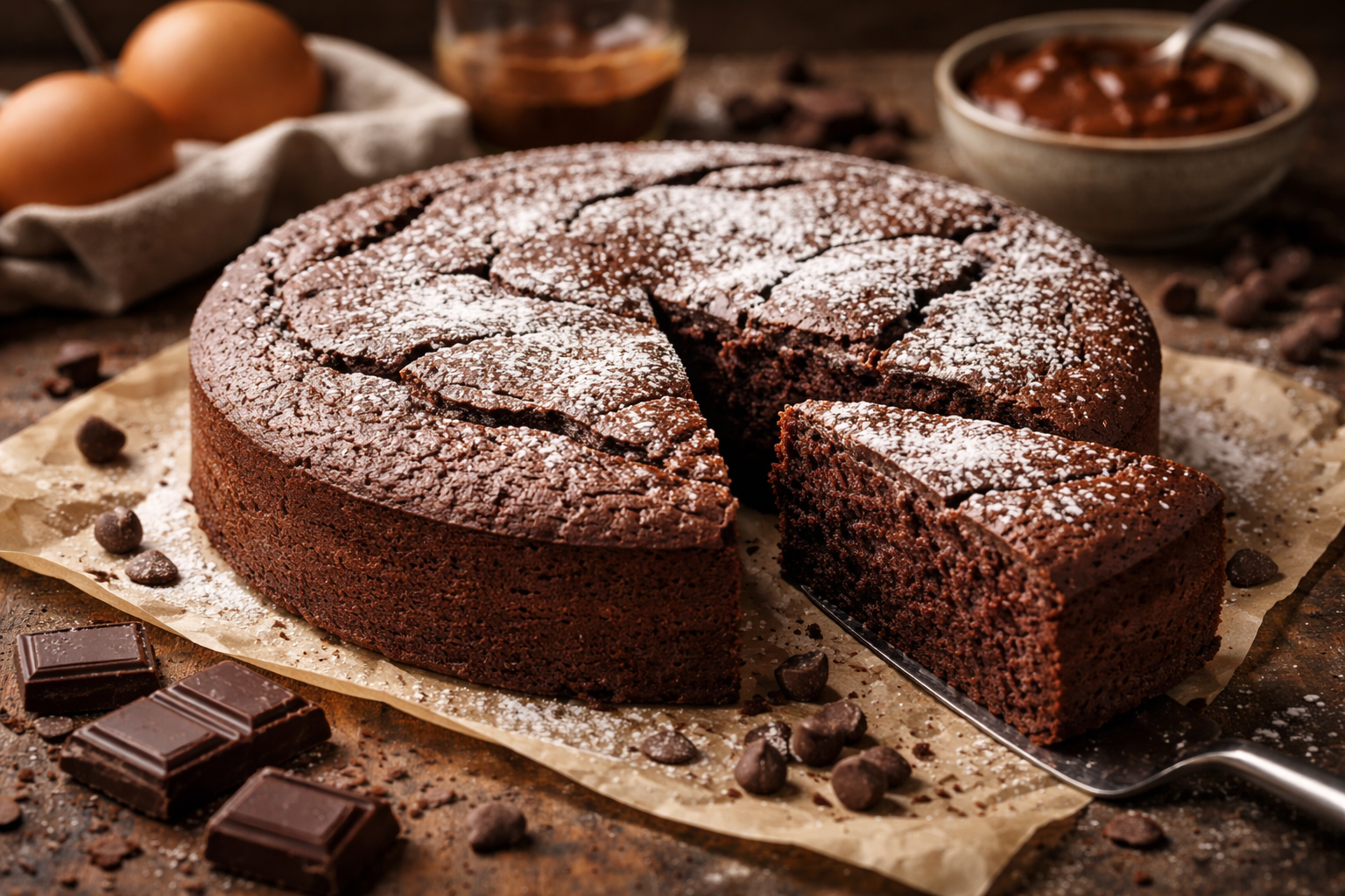 Recette facile de gâteau au chocolat