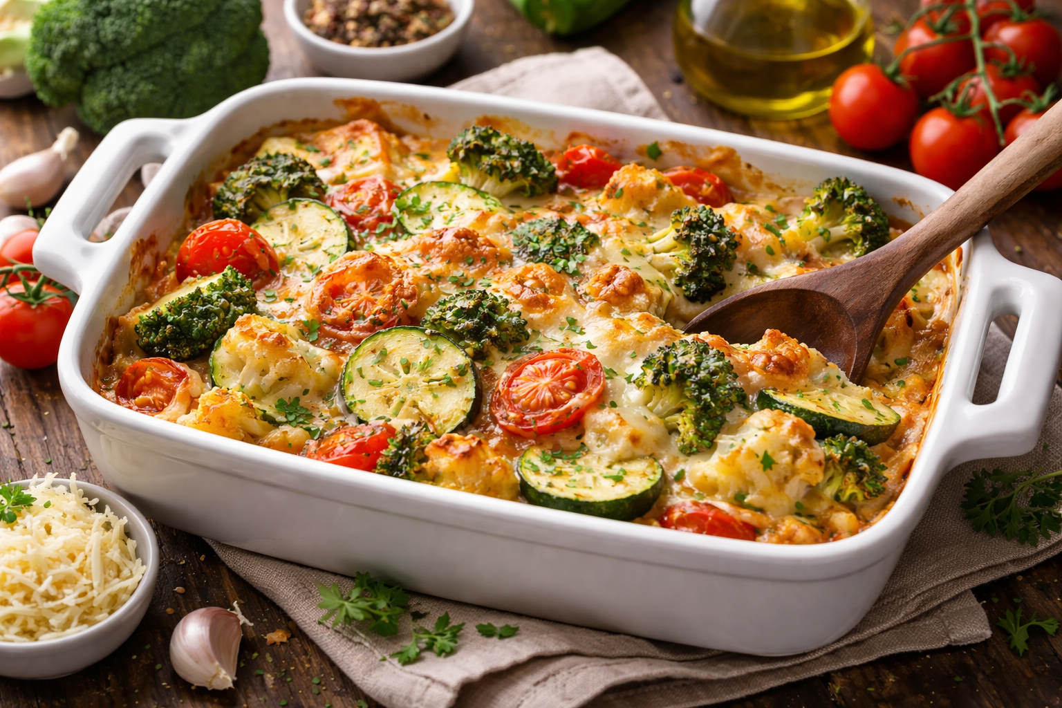 Recette facile de gratin de légumes