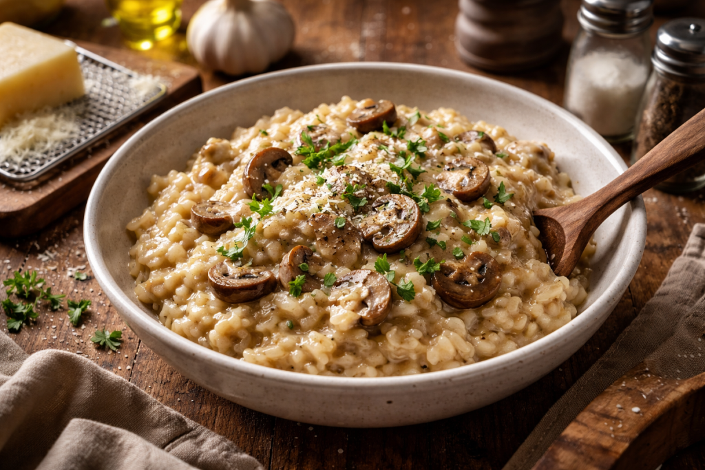 Réussir un risotto crémeux
